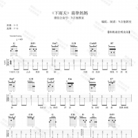 南拳妈妈《下雨天》吉他谱【7t吉他教室】