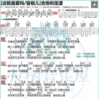 容祖儿 这就是爱吗吉他和弦谱【大树音乐屋】