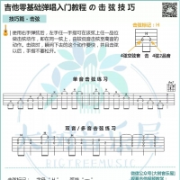 击弦没声音？教会你正确的吉他击弦技巧