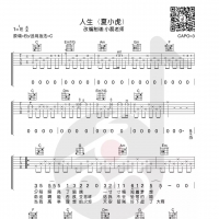夏小虎《人生》吉他谱及教学视频【小磊吉他】