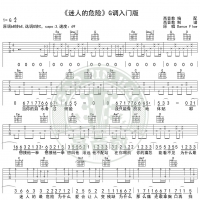 迷人的危险吉他谱G调入门版高音教编配