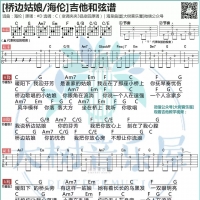 海伦《桥边姑娘》吉他和弦谱及教学视频【大树音乐屋】
