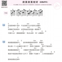 田馥甄《寂寞寂寞就好》吉他谱及教学视频【白熊音乐】