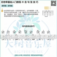 「吉他零基础入门技巧篇」• 击勾弦技巧教学+训练