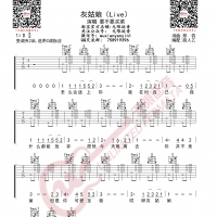 要不要买菜 灰姑娘 抖音Live版 吉他谱 无限延音编配