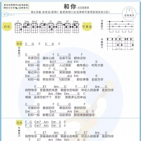 余佳运《和你》尤克里里弹唱谱【白熊音乐】