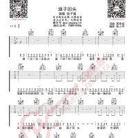 茄子蛋 浪子回头 吉他谱 无限延音编配