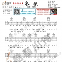 司南《冬眠》吉他谱 初级版【 酷音小伟】