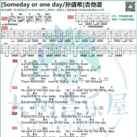 孙盛希《Someday or One Day》吉他谱G调及教学视频【大树音乐屋】 ...