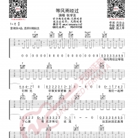 张学友 等风雨经过 吉他谱 无限延音编配