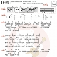 元若蓝《半情歌》尤克里里谱及教学视频【白熊音乐】