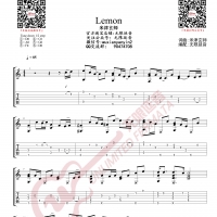 米津玄师 Lemon 指弹吉他谱 无限延音编配