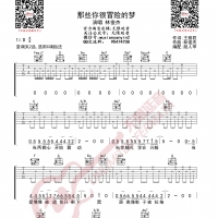 林俊杰 那些你很冒险的梦 吉他谱 无限延音编配