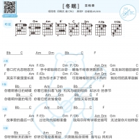 司南《冬眠》吉他谱及歌词【白熊音乐】