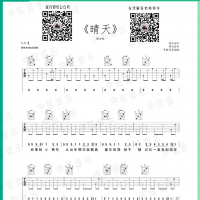 周杰伦《晴天》吉他谱C调及教学视频【中弦音乐】