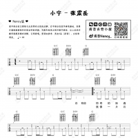 张震岳《小宇》吉他谱及教学视频【 南音吉他】