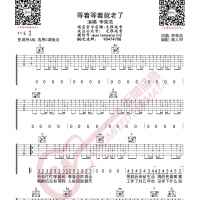 李荣浩 等着等着就老了 吉他谱 无限延音编配
