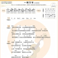 S.H.E《一眼万年》尤克里里谱【白熊音乐】