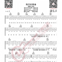 贰佰 狗日的青春 吉他谱 无限延音编配