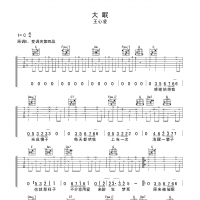 [大眠吉他谱]大眠吉他谱C调 王心凌 高清无码