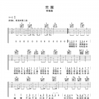 [兜圈吉他谱]兜圈吉他谱C调 林宥嘉 高清无码