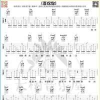 陈洁仪《喜欢你》吉他谱及教学视频【大树音乐屋】