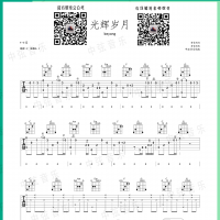 [光辉岁月吉他谱]光辉岁月吉他谱 Beyond 中弦音乐
