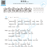 [茉莉雨吉他谱]茉莉雨吉他谱 林俊杰 白熊音乐