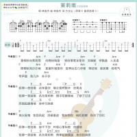 林俊杰《茉莉雨》尤克里里谱【白熊音乐】