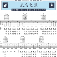 [无名之辈吉他谱]无名之辈吉他谱 陈雪燃 沫少吉他