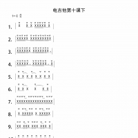 《电吉他零基础入门教程》第十课（下）、拨片的弹拨轨迹
