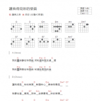 [讓我得見祢的榮面吉他谱]让我得见你的荣面吉他谱 赞美之泉 ...