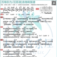 [万有引力吉他谱]万有引力吉他谱G调 汪苏泷 大树音乐屋