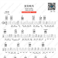 [夏夜晚风吉他谱]伍佰《夏夜晚风》吉他谱E调 吉他张小胖