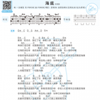 [海底吉他谱]海底吉他谱及歌词 一支榴莲 白熊音乐