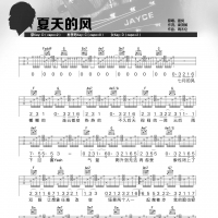 温岚《夏天的风》吉他谱及教学视频 蓝莓吉他
