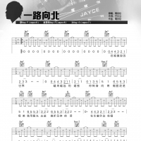 周杰伦《一路向北》吉他谱及教学视频 蓝莓吉他