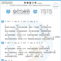 好妹妹/易烊千玺《你曾是少年》尤克里里谱及教学视频  白熊音乐 ...