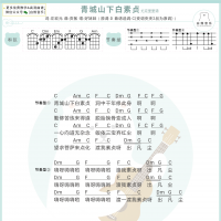 青城山下白素贞尤克里里谱 好妹妹 白熊音乐