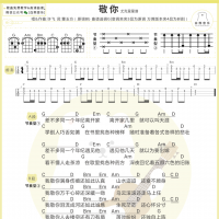 [乘风破浪的姐姐]许飞 敬你尤克里里谱及教学视频 白熊音乐