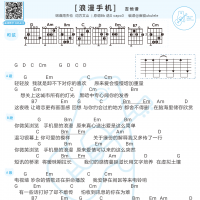 [浪漫手机吉他谱]周杰伦浪漫手机吉他和弦谱及歌词 白熊音乐 ...