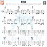 杨丞琳《雨爱》吉他谱弹唱E调及教学视频  大树音乐屋