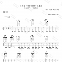[女生版]孙燕姿 我怀念的吉他谱简单版  7t吉他教室