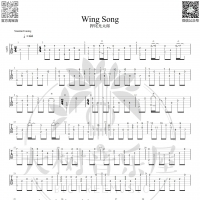 押尾光太郎《风之诗》Wing Song指弹吉他谱及教学视频 大树音乐屋 ...