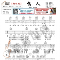 Beyond 情人吉他谱C调 初级版  酷音小伟