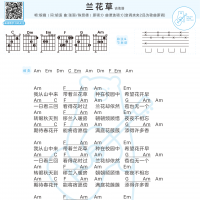 兰花草和弦吉他谱及歌词 白熊音乐
