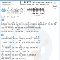 胡歌一吻天荒尤克里里谱 白熊音乐
