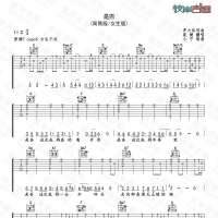 崔健《是否》吉他谱C调简易版 小宁吉他