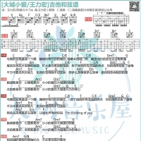 王力宏《大城小爱》C调和弦吉他谱及歌词 大树音乐屋
