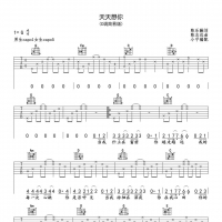[经典老歌]张雨生《天天想你》吉他谱C调简易版 小宁吉他